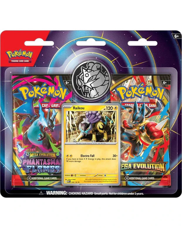 Pokemon 2 Pack Blister - Phantasmal Flames & Mega Evolution
