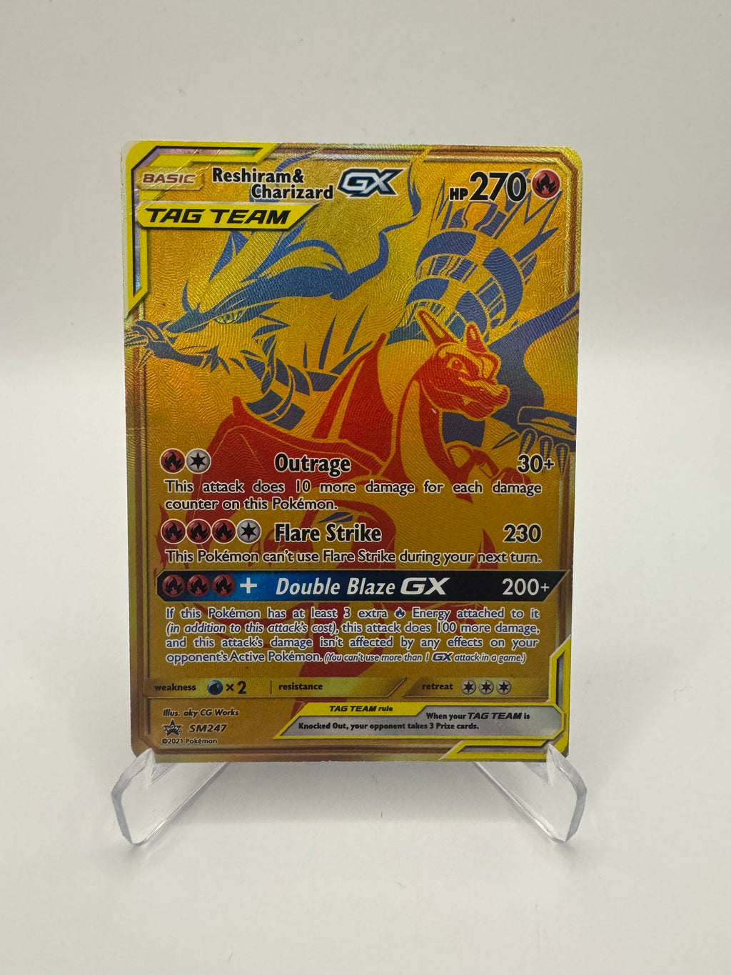 Reshiram & Charizard GX sm247 - Black Star Promo