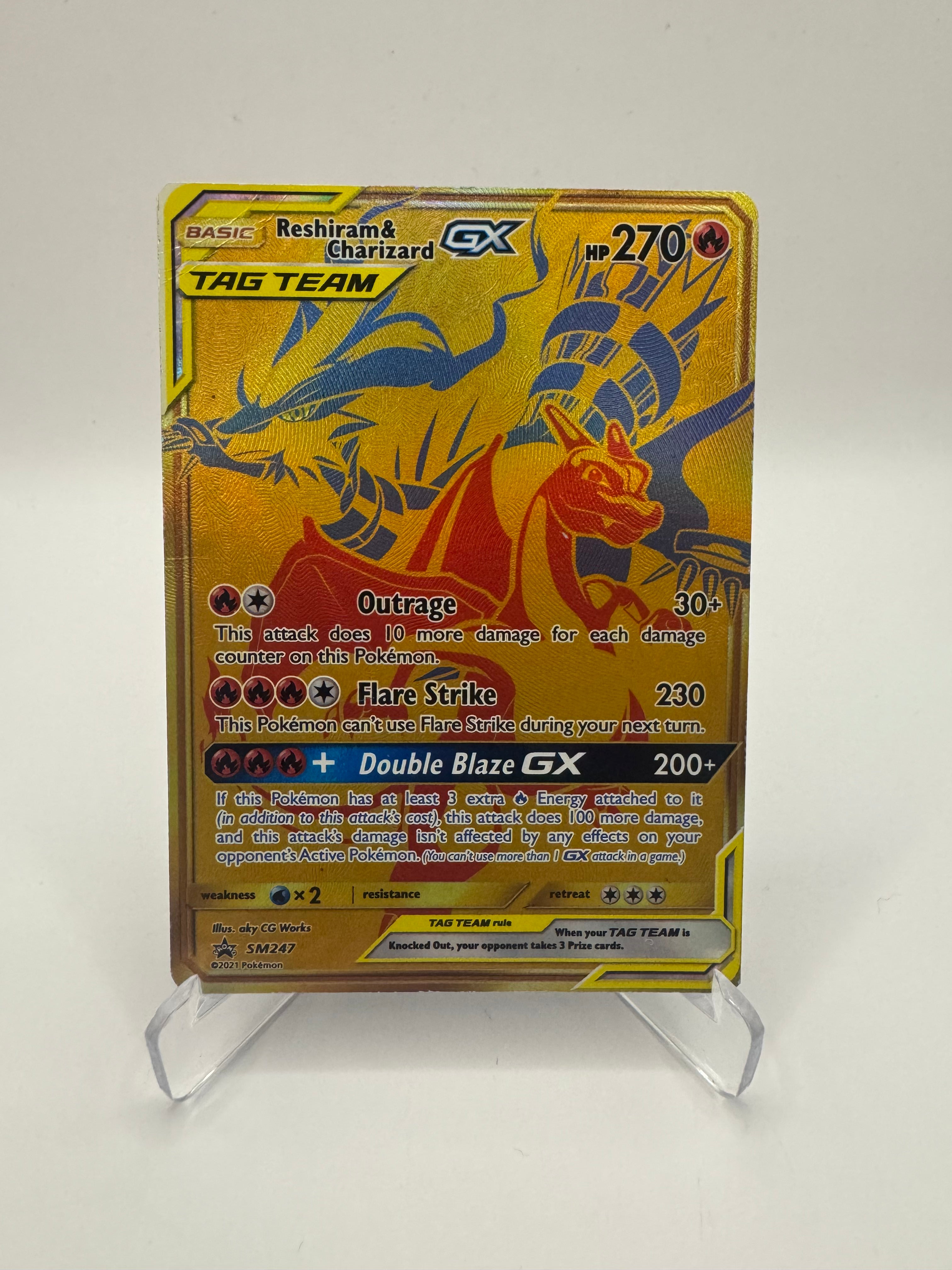 Reshiram & Charizard GX sm247 - Black Star Promo