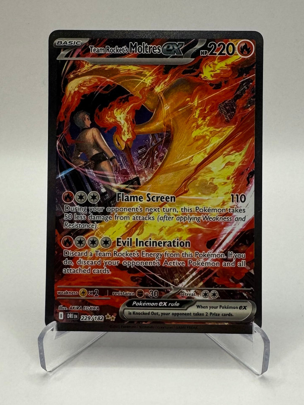Team Rocket's Moltress ex - 229/182 Destined Rivals